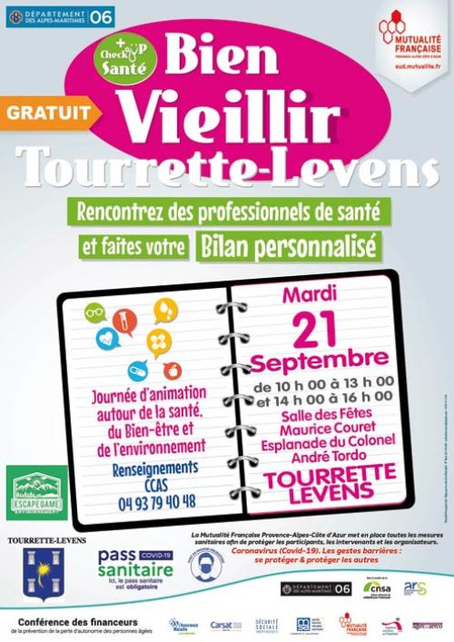 TOURETTE LEVENS : FORUM BIEN VIEILLIR